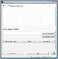 Dc++ Manager screenshot